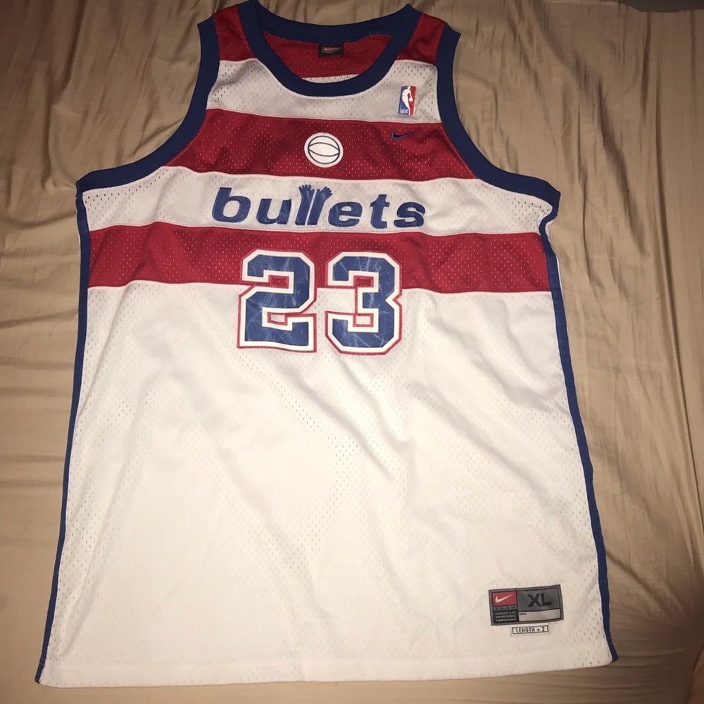 NBA Baltimore Bullets Michael Jordan Jersey XL